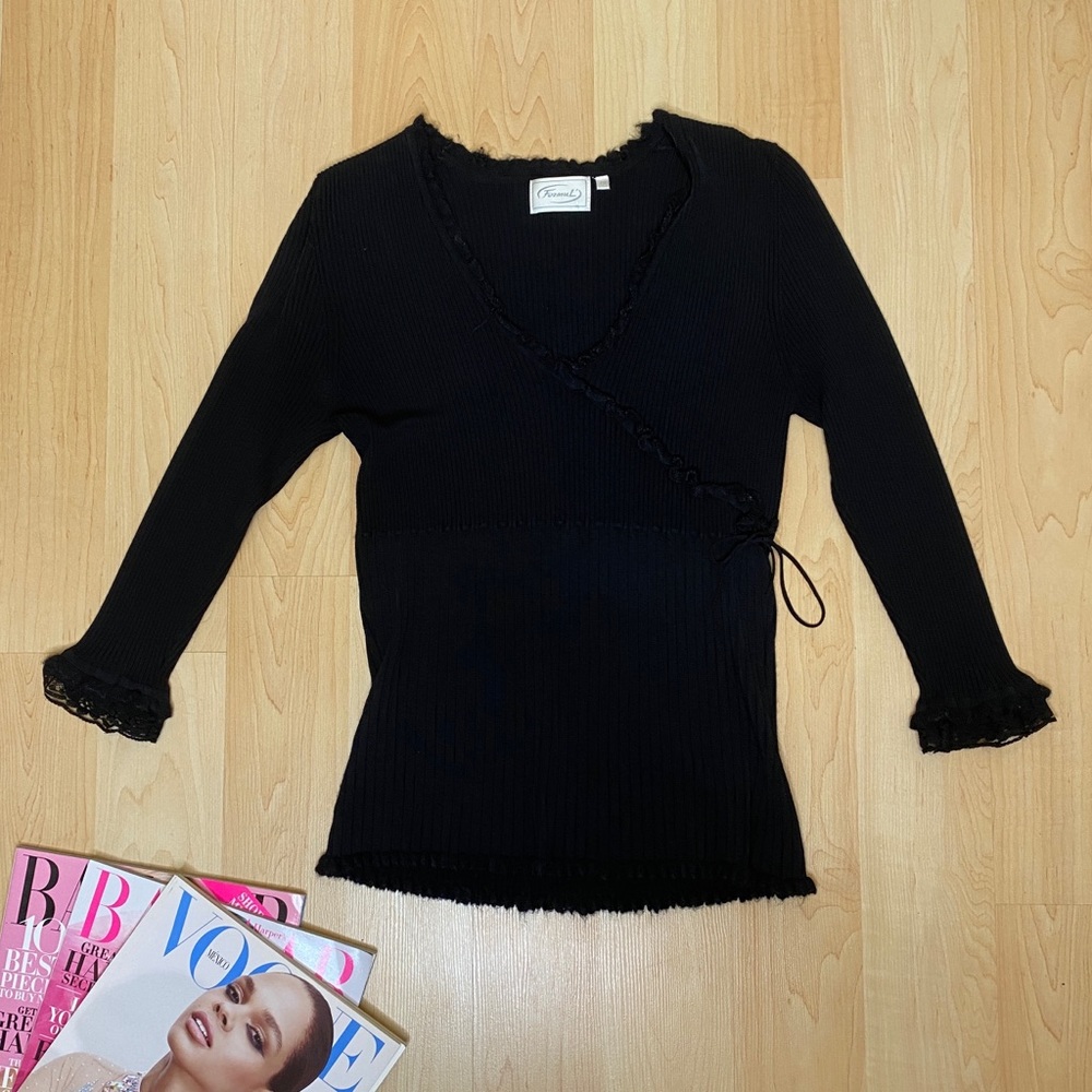 Vintage Lace fringe Blouse